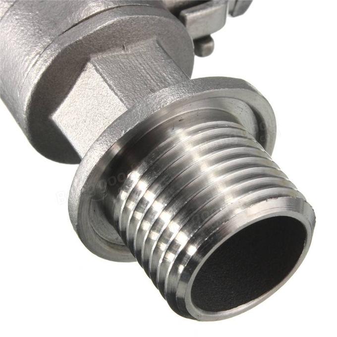 SS316 ball valve structure Stainless Steel barb end hose bib
